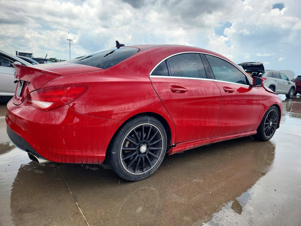 2014 Mercedes-benz VIN WDDSJ4EB4EN129334 COPART salvage auction — FRONT END, Tx - Salvage Vehicle Title, sold $675 on 2026-07-16 (photo 3)
