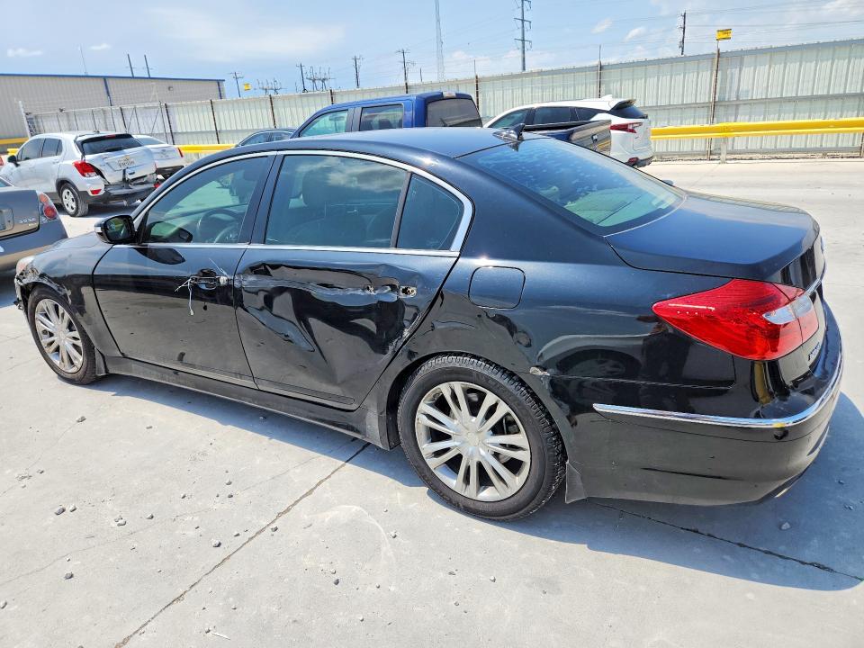 2012 Hyundai Genesis VIN KMHGC4DDXCU165055 COPART salvage auction — FRONT END, Tx - Salvage Vehicle Title, sold $650 on 2026-07-14 (photo 2)