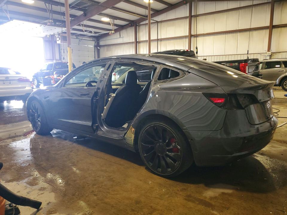 2022 Tesla Model 3 VIN 5YJ3E1EC3NF114557 COPART salvage auction — SIDE, Pa - Certificate Of Salvage, sold $6,800 on 2026-07-14 (photo 2)