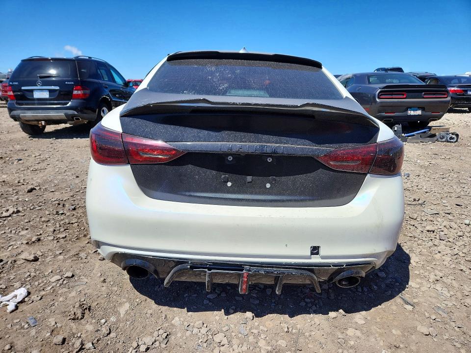 2014 Infiniti Q50 VIN JN1BV7AP7EM693084 COPART salvage auction — FRONT END, Il - Salvage Certificate, sold $425 on 2026-07-22 (photo 6)
