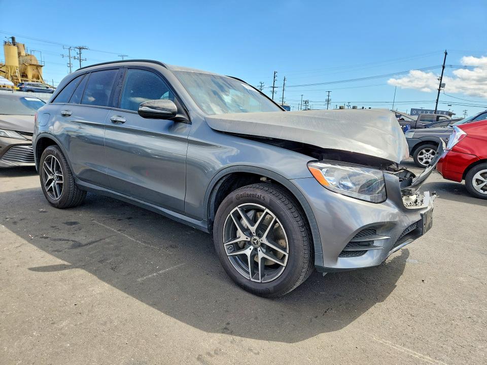 2019 Mercedes-benz Glc VIN WDC0G4JB3KV162725 COPART salvage auction — FRONT END, Ca - Salvage Certificate, sold $4,750 on 2026-08-17 (photo 4)