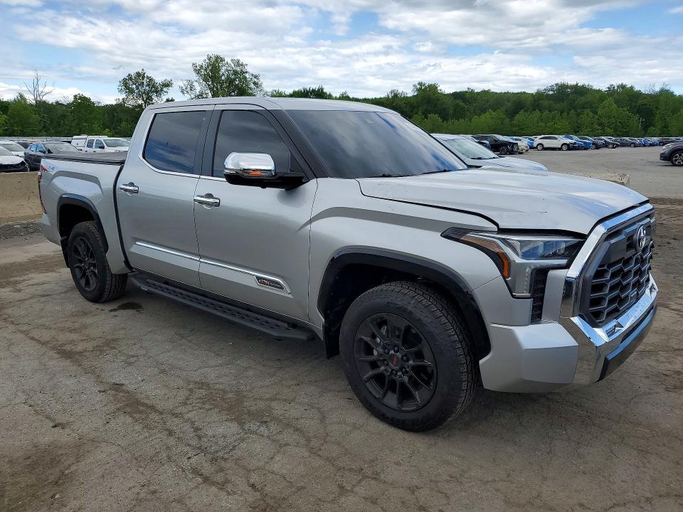 2025 Toyota Tundra VIN 5TFMA5DB5SX295596 COPART salvage auction — REAR END, Ny - Mv-907A Salvage Certificate, sold $42,000 on 2026-07-07 (photo 4)
