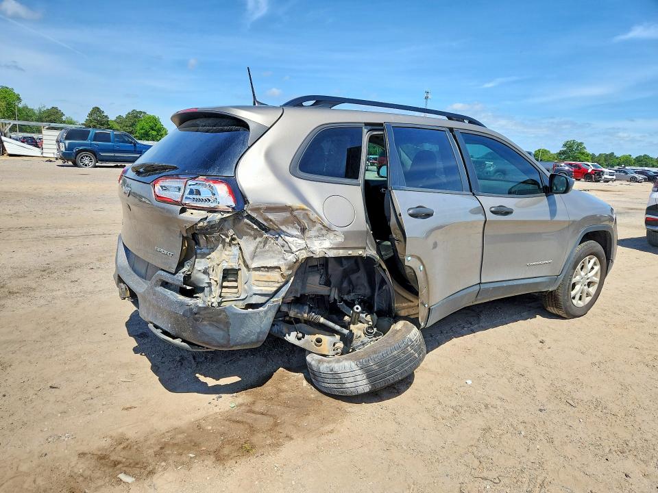 2017 Jeep VIN 1C4PJMAB5HW631760 COPART salvage auction — REAR END, Al - Cert Of Title-Salvage Title, sold $925 on 2026-07-09 (photo 3)