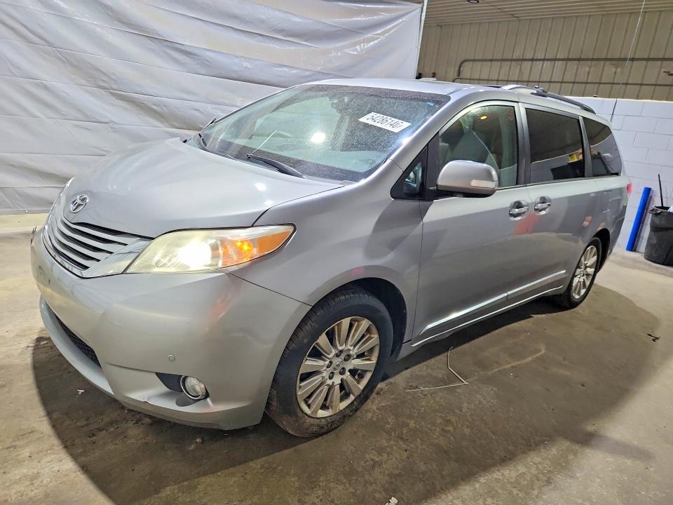 2013 Toyota Sienna VIN 5TDDK3DC2DS064934 COPART salvage auction — FRONT END, Nh - Cert Of Title-Salvage, sold $1,800 on 2026-07-23 (photo 1)