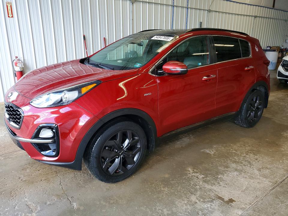2020 Kia Sportage VIN KNDP6CAC3L7681127 COPART salvage auction — SIDE, Pa - Certificate Of Salvage, sold $3,800 on 2026-07-08 (photo 1)