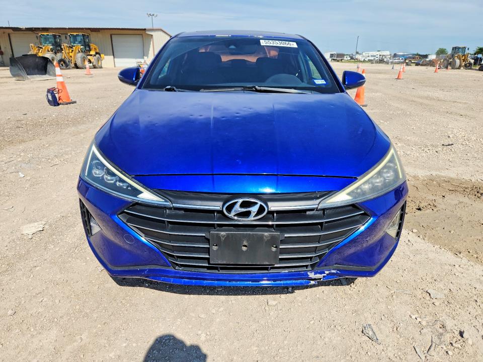 2019 Hyundai Elantra VIN KMHD04LB8KU871144 COPART salvage auction — HAIL, Tx - Certificate Of Title, sold $50 on 2026-07-29 (photo 5)