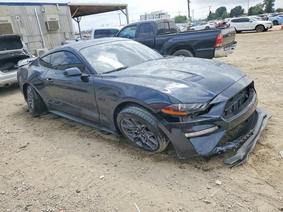 2021 Ford Mustang VIN 1FA6P8CF5M5153038 COPART salvage auction — FRONT END, Ca - Salvage Certificate, sold $14,400 on 2026-07-02 (photo 4)