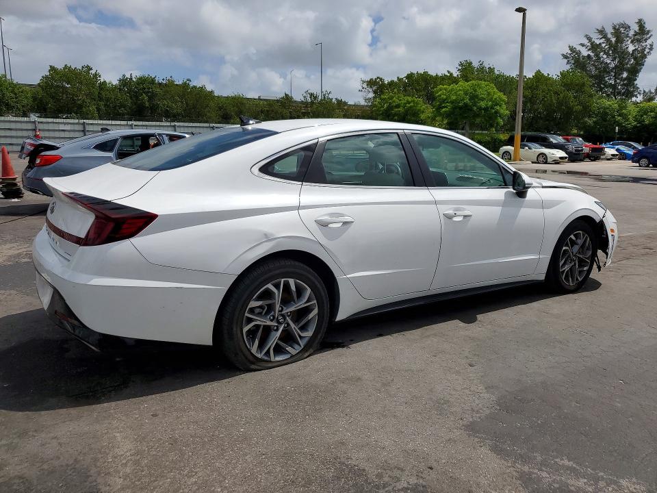 2023 Hyundai Sonata VIN KMHL64JA7PA281269 COPART salvage auction — FRONT END, Ca - Certificate Of Title (P), sold $5,900 on 2026-07-13 (photo 3)