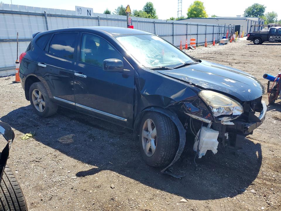 2013 Nissan Rogue VIN JN8AS5MV8DW137907 COPART salvage auction — FRONT END, Md - Cert Of Salvage < 75% Damage, sold $325 on 2026-07-06 (photo 4)