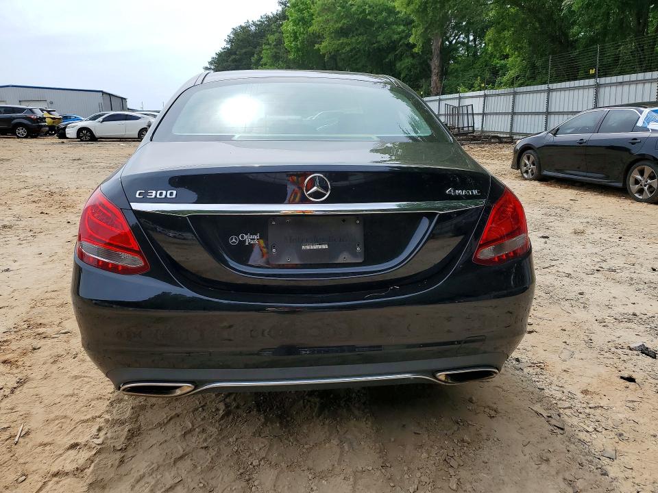 2017 Mercedes-benz C-klasse VIN 55SWF4KB6HU208815 COPART salvage auction — FRONT END, Ga - Cert Of Title-Salvage, sold $5,600 on 2026-07-10 (photo 6)