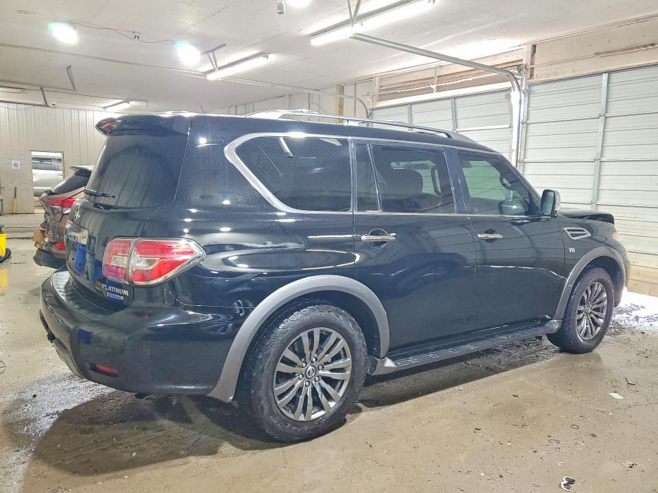 2018 Nissan Armada VIN JN8AY2NF6J9332466 COPART salvage auction — FRONT END, Tn - Salvage Certificate, sold $4,800 on 2026-07-21 (photo 3)