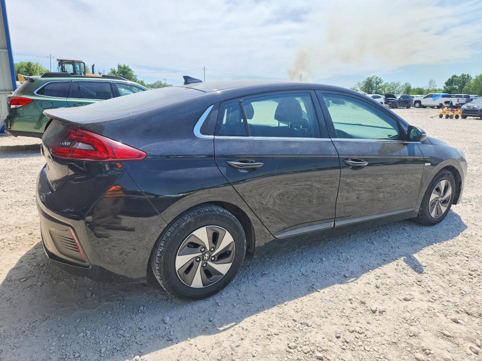 2017 Hyundai Ioniq VIN KMHC75LC7HU024873 COPART salvage auction — HAIL, Mo - Salvage Certificate Of Title, sold $2,650 on 2026-07-28 (photo 3)