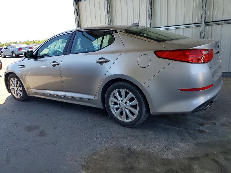 2014 Kia Optima VIN 5XXGN4A74EG320219 COPART salvage auction — FRONT END, Ca - Salvage Certificate, sold $1,100 on 2026-07-16 (photo 2)