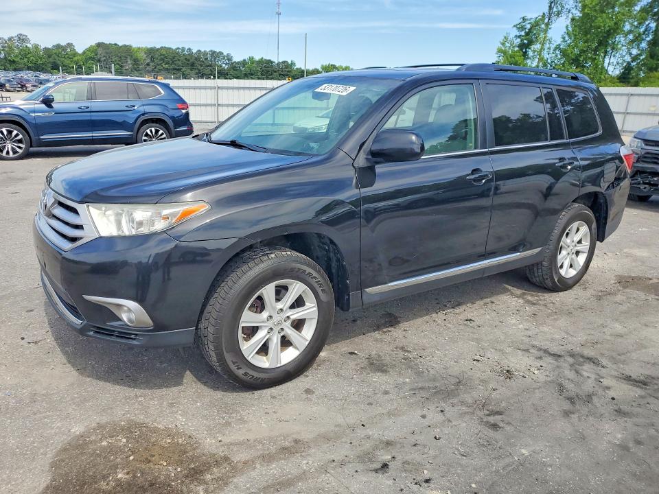 2012 Toyota Highlander VIN 5TDBK3EH6CS169430 COPART salvage auction — REAR END, Nc - Dealer Only Clean Title, sold $6,200 on 2026-07-02 (photo 1)