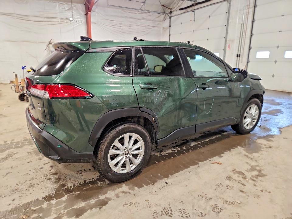 2025 Toyota VIN 7MUBAABG1SV122829 COPART salvage auction — FRONT END, Vt - Cert Of Title-Salvage Vehicle, sold $8,300 on 2026-07-20 (photo 3)