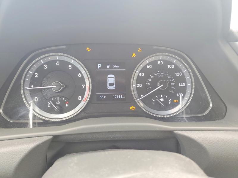 2023 Hyundai Sonata VIN KMHL24JA2PA258882 COPART salvage auction — FRONT END, NJ - CERT OF TITLE-SALVAGE, sold $4,100 on 2026-07-28 (photo 9)