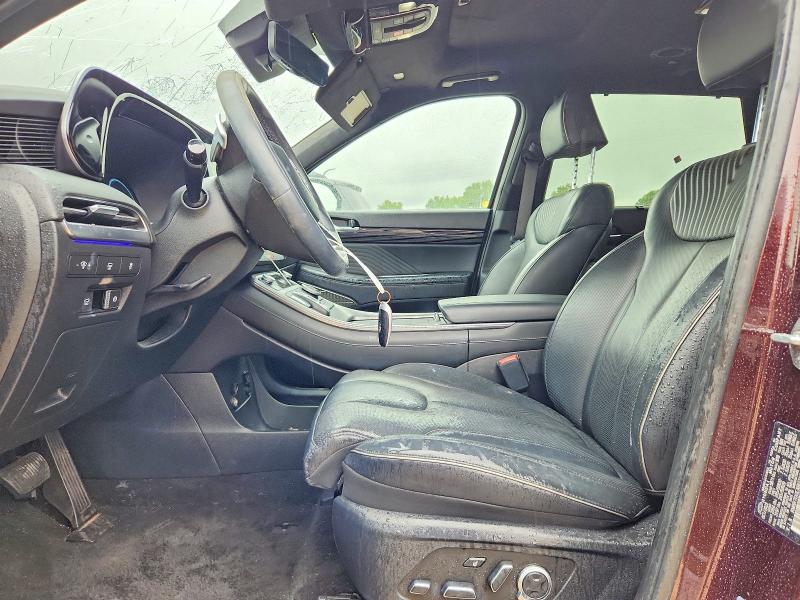 2024 Hyundai Palisade VIN KM8R7DGEXRU713419 COPART salvage auction — HAIL, Mo - Certificate Of Title, sold $18,100 on 2026-07-22 (photo 7)