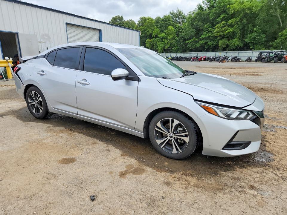 2021 Nissan Sentra VIN 3N1AB8CVXMY223522 COPART salvage auction — REAR END, La - Cert Of Title-Salvage, sold $3,300 on 2026-07-09 (photo 4)