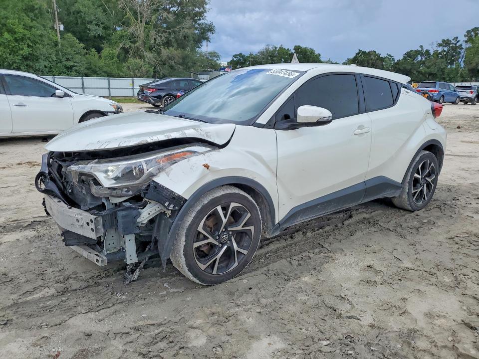 2019 Toyota C-hr VIN JTNKHMBX7K1018703 COPART salvage auction — FRONT END, Fl - Cert Of Title Slvg Rebuildable, sold $2,850 on 2026-07-14 (photo 1)