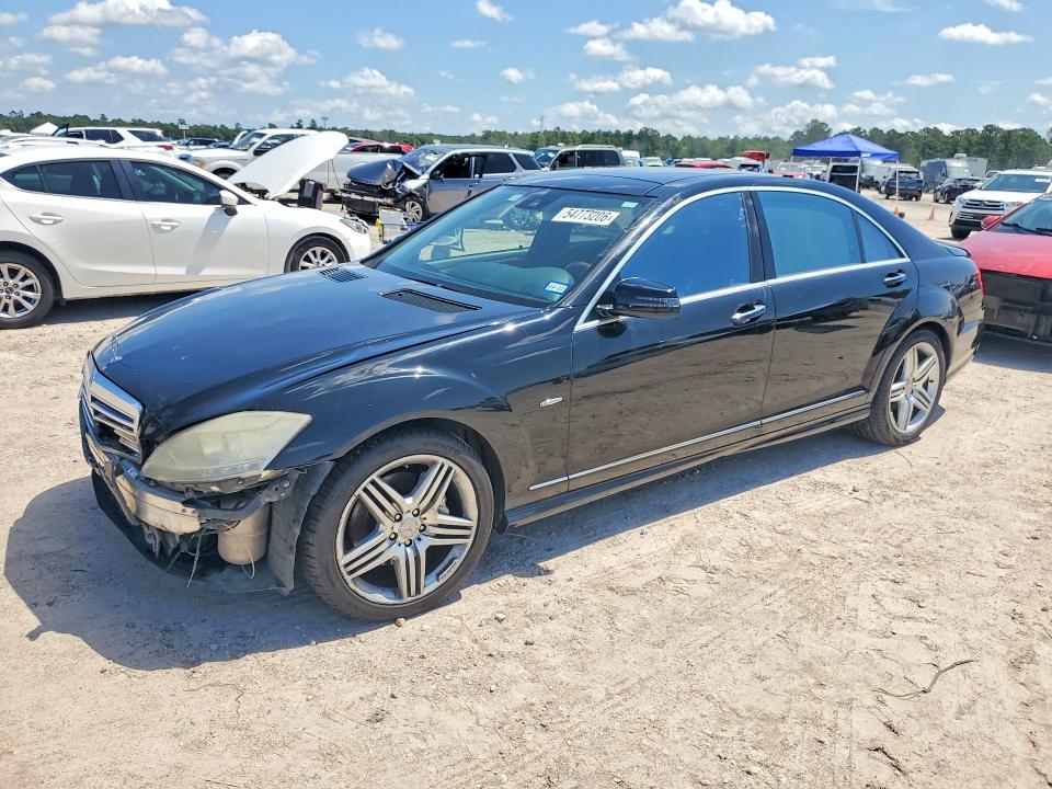 2012 Mercedes-benz S-klasse VIN WDDNG7DBXCA479277 COPART salvage auction — FRONT END, Tx - Certificate Of Title, sold $1,100 on 2026-07-09 (photo 1)