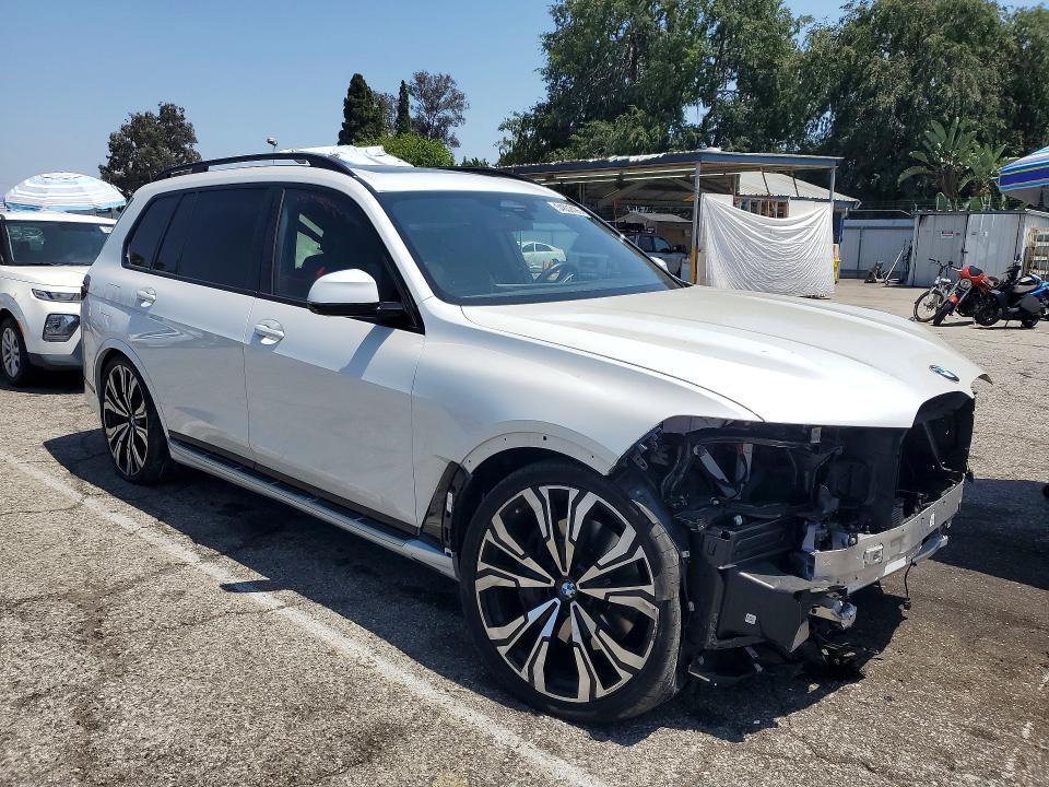2025 BMW X7 VIN 5UX23EM01S9Z34687 COPART salvage auction — FRONT END, Ca - Salvage Certificate, sold $44,000 on 2026-07-24 (photo 4)