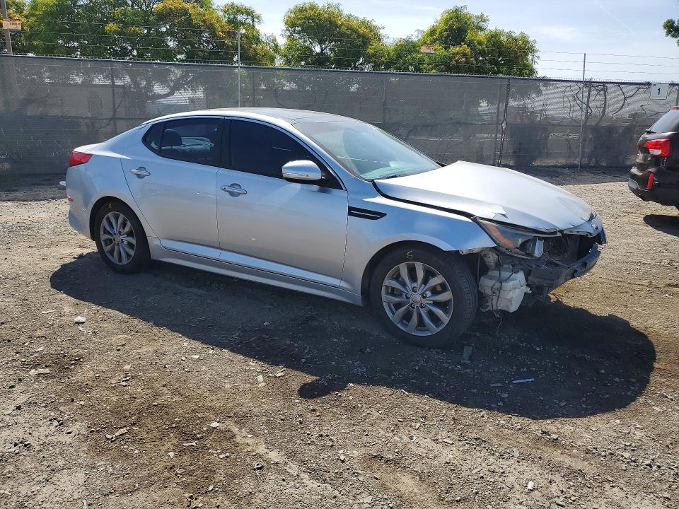 2015 Kia Optima VIN 5XXGN4A76FG356835 COPART salvage auction — FRONT END, CA - SALVAGE CERTIFICATE, sold $1,000 on 2026-07-24 (photo 4)