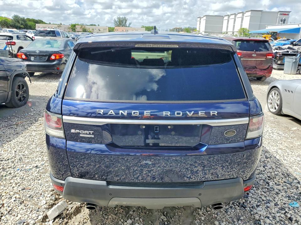 2016 Land rover Range rover sport VIN SALWG2VFXGA578554 COPART salvage auction — FRONT END, Sc - Certificate Of Title (P), sold $4,400 on 2026-07-02 (photo 6)