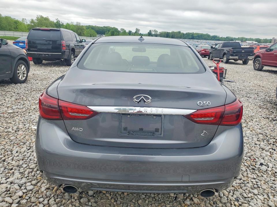 2018 Infiniti Q50 VIN JN1EV7AR4JM433914 COPART salvage auction — MECHANICAL, Mi - Dealer Only Clean Title, sold $2,200 on 2026-07-09 (photo 6)