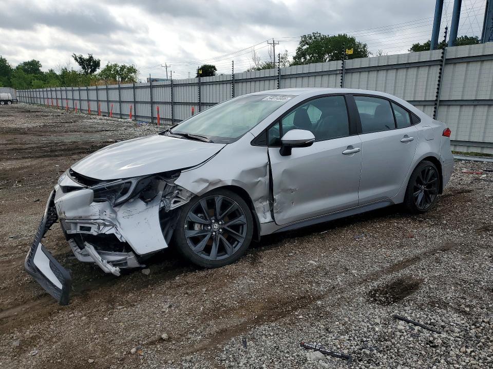 2024 Toyota Corolla VIN 5YFS4MCE5RP203688 COPART salvage auction — FRONT END, IL - SALVAGE CERTIFICATE, sold $4,000 on 2026-07-15 (photo 1)