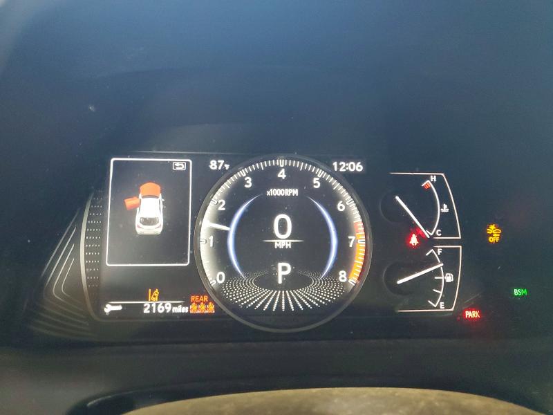 2022 Lexus Ux VIN JTHX3JBH1N2047322 COPART salvage auction — VANDALISM, Wv - Salvage Certificate, sold $12,600 on 2026-07-06 (photo 9)