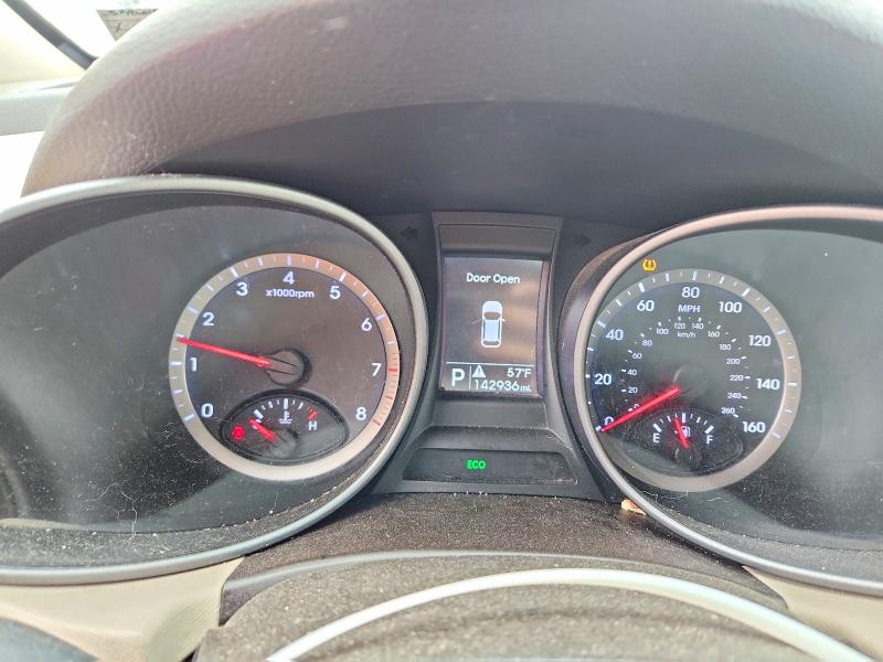 2013 Hyundai Santa fe VIN 5XYZUDLB2DG113898 COPART salvage auction — FRONT END, Pa - Certificate Of Salvage, sold $1,800 on 2026-07-02 (photo 9)
