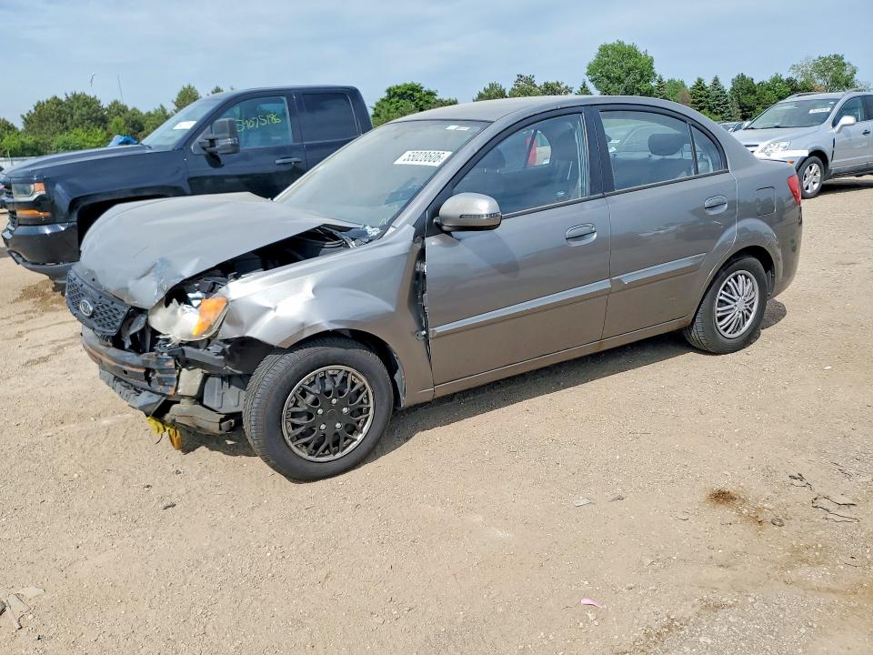 2011 Kia Rio VIN KNADH4A39B6868537 COPART salvage auction — FRONT END, Il - Salvage Certificate, sold $325 on 2026-07-21 (photo 1)