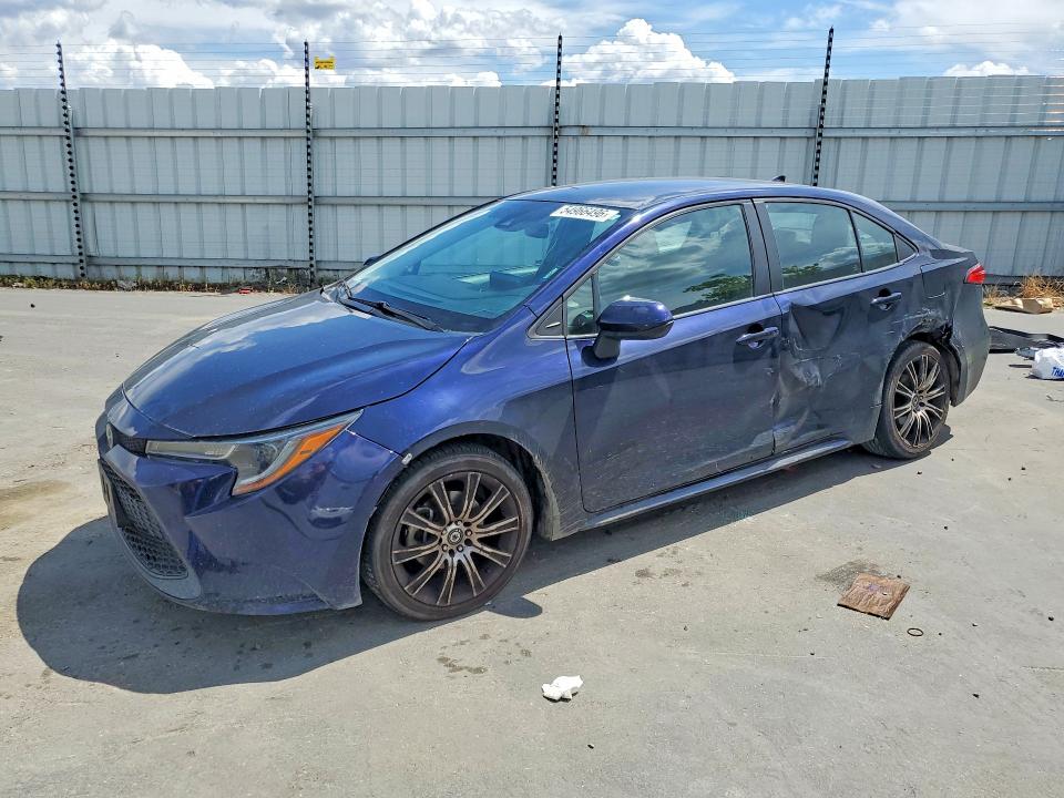 2022 Toyota Corolla VIN 5YFEPMAE6NP323761 COPART salvage auction — SIDE, CA - SALVAGE CERTIFICATE, sold $4,100 on 2026-07-02 (photo 1)