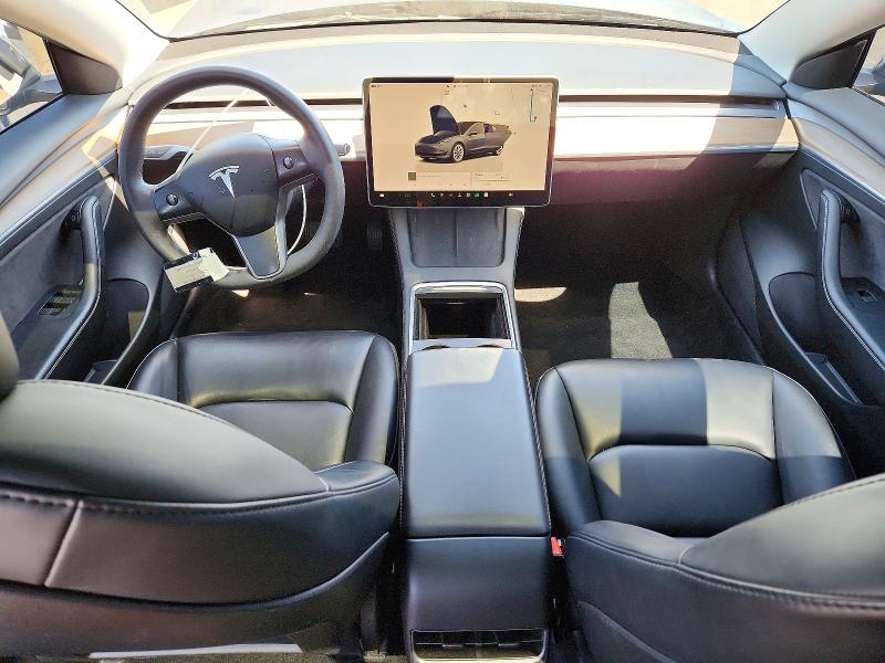 2023 Tesla Model 3 VIN 5YJ3E1EB2PF387628 COPART salvage auction — FRONT END, Ca - Salvage Certificate, sold $8,800 on 2026-07-08 (photo 8)