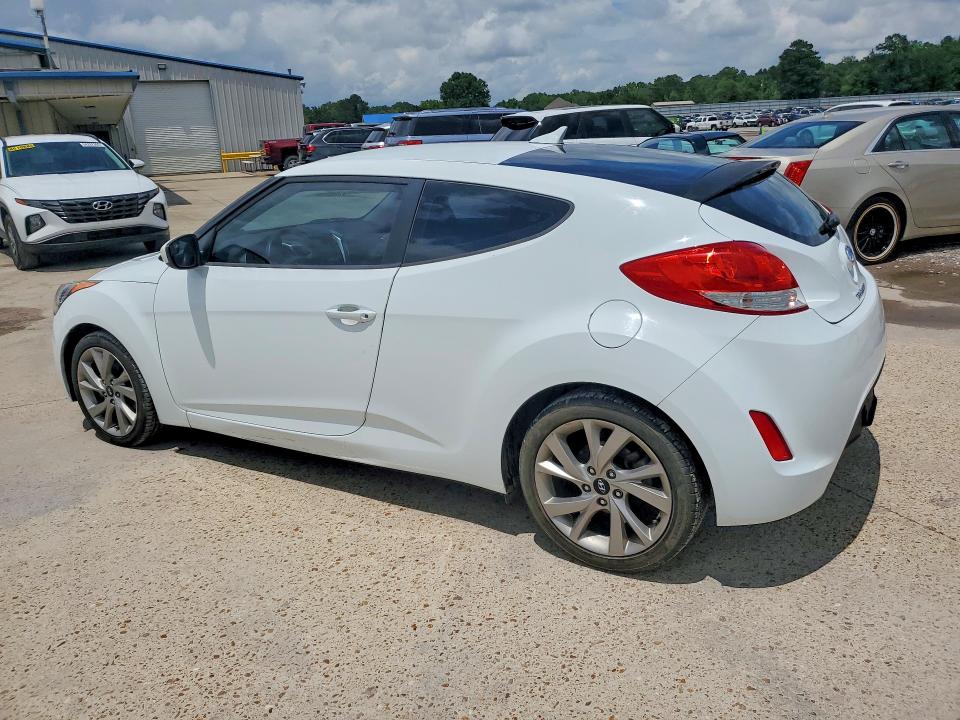2016 Hyundai Veloster VIN KMHTC6AD7GU258748 COPART salvage auction — FRONT END, MS - CERTIFICATE OF TITLE (P), sold $425 on 2026-07-24 (photo 2)