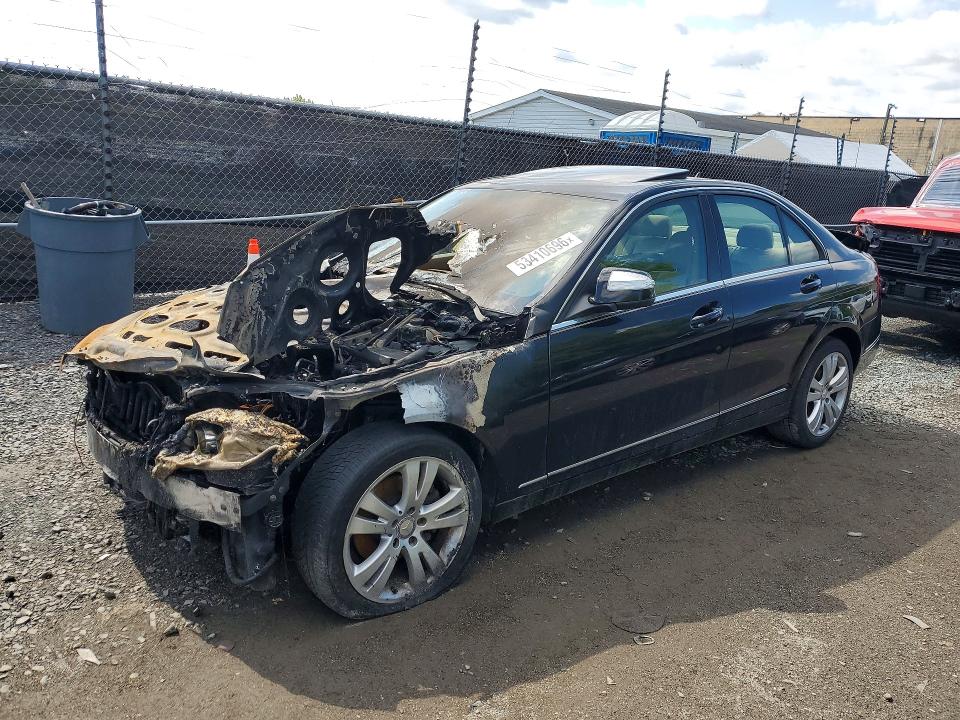 2008 Mercedes-benz C class VIN WDDGF81X88F055866 COPART salvage auction — Burn Engine, MD - CERT OF SALVAGE > 75% DAMAGE, sold $100 on 2026-07-14 (photo 1)