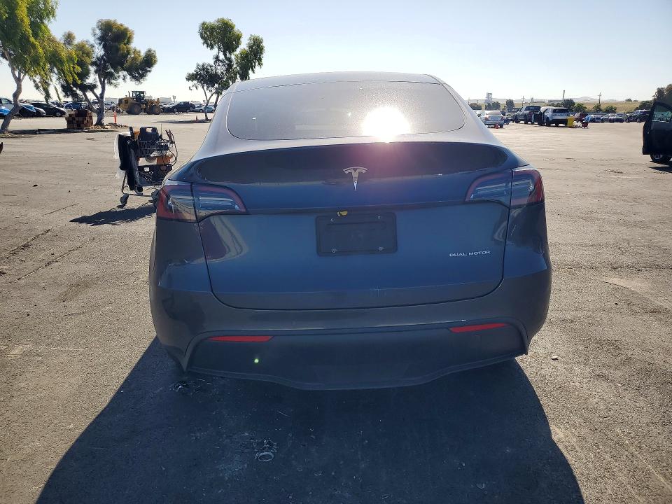 2021 Tesla Model y VIN 5YJYGDEE7MF197850 COPART salvage auction — UNDERCARRIAGE, Ca - Salvage Certificate, sold $10,300 on 2026-07-18 (photo 6)