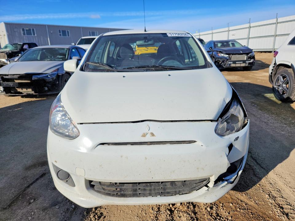 2014 Mitsubishi Mirage VIN ML32A4HJ1EH015452 COPART salvage auction — FRONT END, AB - BOS - SALVAGE, sold $450 on 2026-07-02 (photo 5)