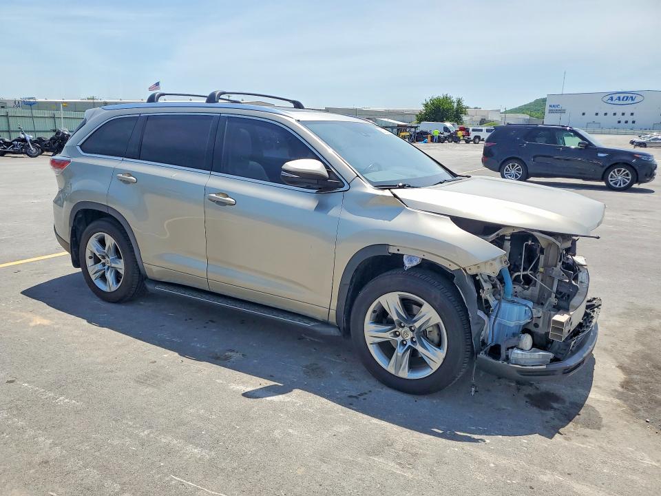 2015 Toyota VIN 5TDDKRFH6FS168955 COPART salvage auction — FRONT END, Ok - Cert Of Title-Salvage, sold $8,200 on 2026-07-02 (photo 4)
