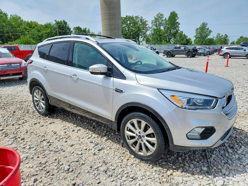 2018 Ford Escape VIN 1FMCU9J90JUC41209 COPART salvage auction — FRONT END, Mi - Certificate Of Title, sold $2,450 on 2026-07-02 (photo 4)