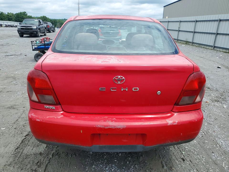 2001 Toyota Echo VIN JTDBT123310182078 COPART salvage auction — FRONT END, Nc - Salvage Certificate Of Title, sold $250 on 2026-07-08 (photo 6)