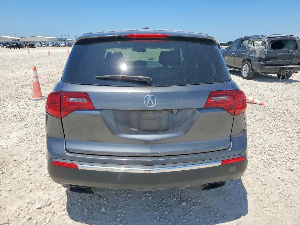 2011 Acura Mdx VIN 2HNYD2H67BH515372 COPART salvage auction — FRONT END, Tx - Salvage Vehicle Title, sold $650 on 2026-07-09 (photo 6)