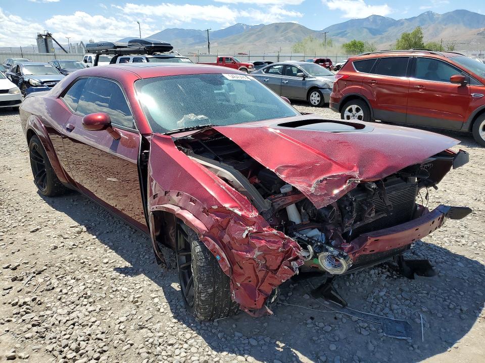 2021 Dodge Challenger VIN 2C3CDZFJ8MH576771 COPART salvage auction — FRONT END, UT - SALVAGE CERTIFICATE, sold $0 on 2026-09-17 (photo 4)