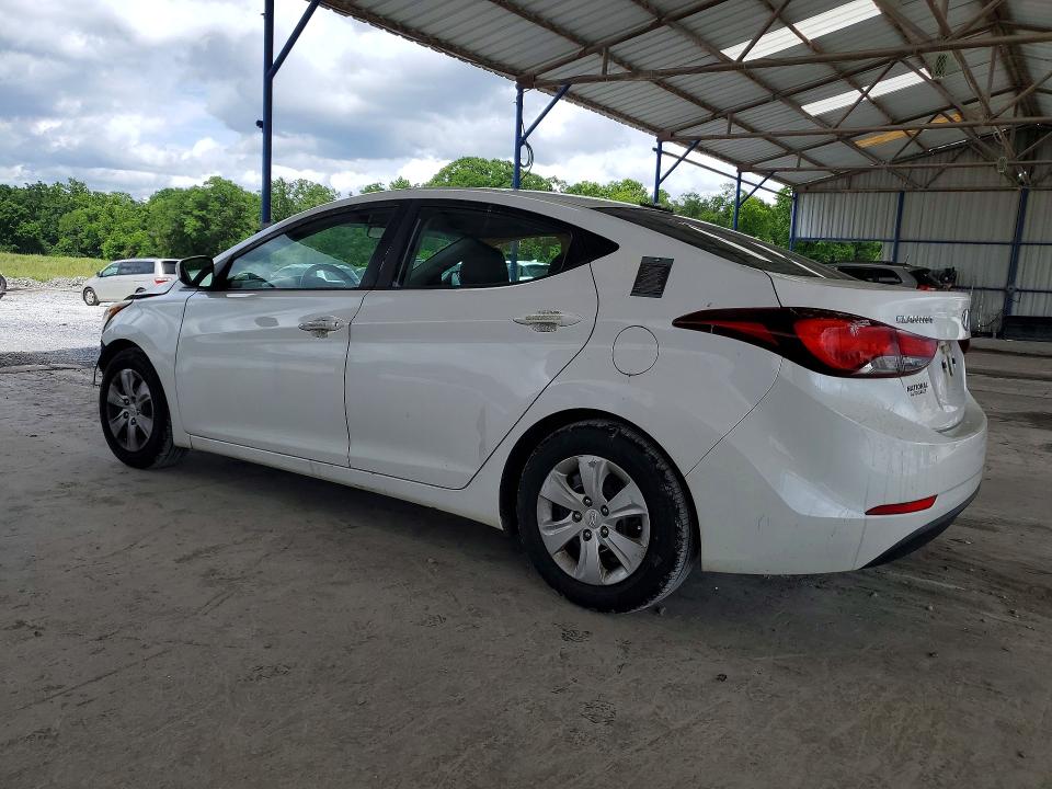 2016 Hyundai VIN 5NPDH4AEXGH665111 COPART salvage auction — FRONT END, GA - CERT OF TITLE-SALVAGE (P), sold $475 on 2026-07-02 (photo 2)