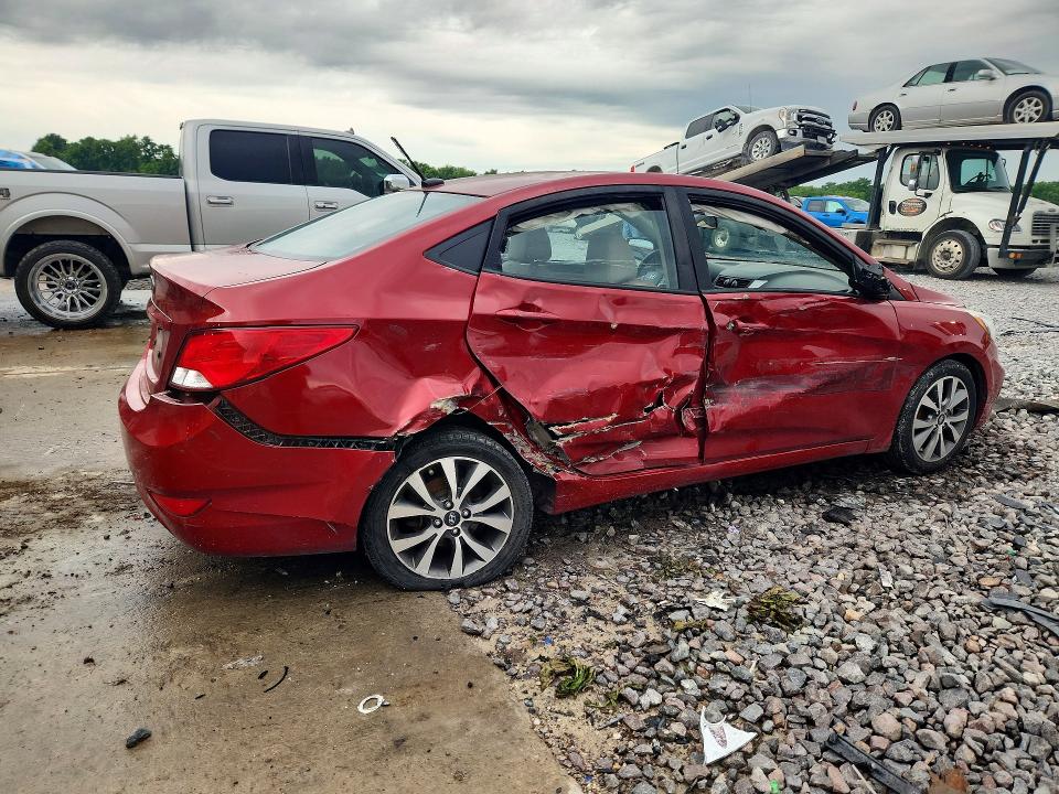 2017 Hyundai Accent VIN KMHCT4AE2HU374972 COPART salvage auction — ALL OVER, Mo - Salvage Certificate Of Title, sold $70 on 2026-07-21 (photo 3)