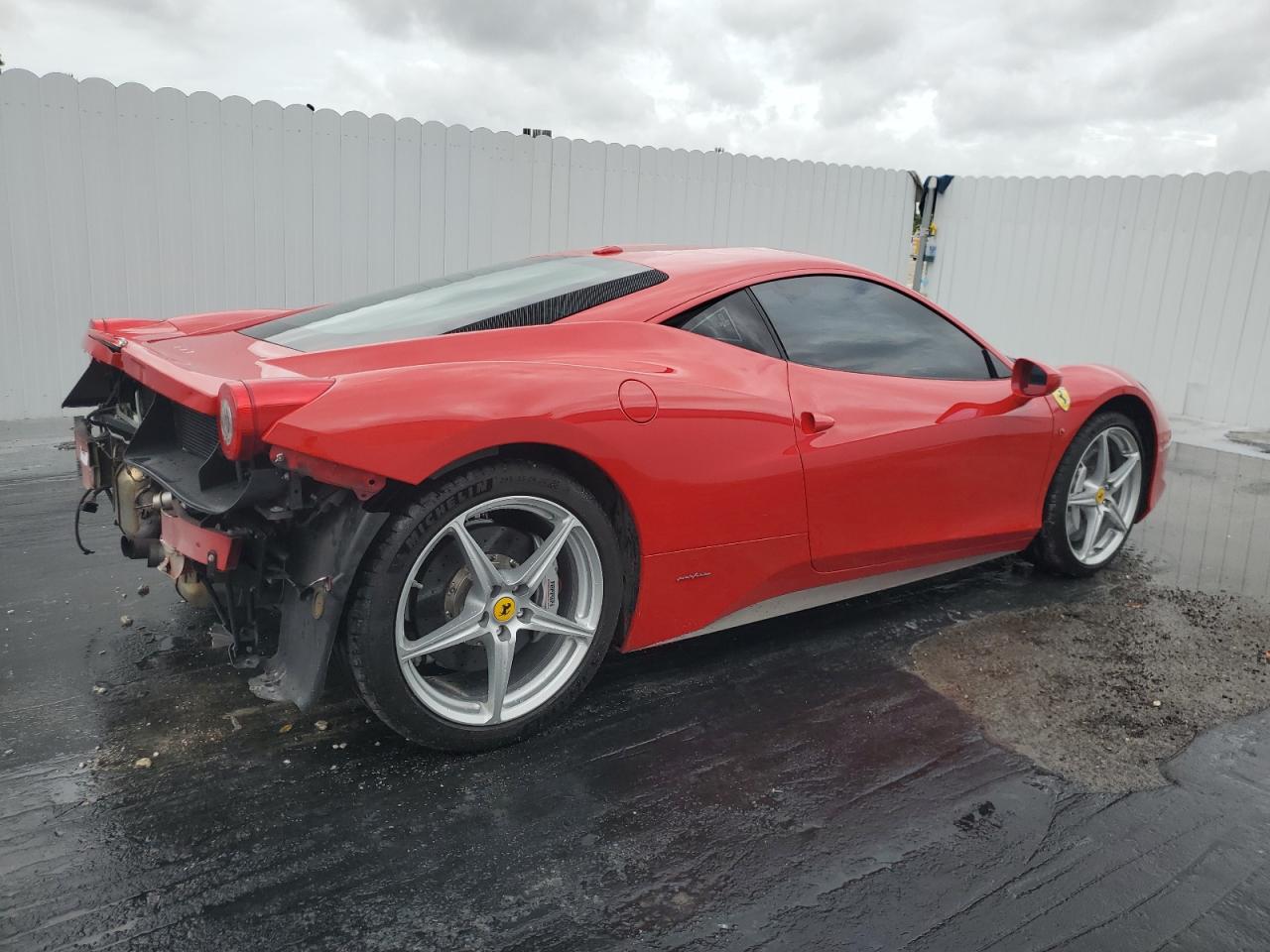 2012 FERRARI ALL MODELS VIN ZFF67NFAXC0184744 COPART salvage auction — REAR END, FL - CERT OF TITLE SLVG REBUILDABLE, sold $104,000 on 2024-08-06 (photo 3)
