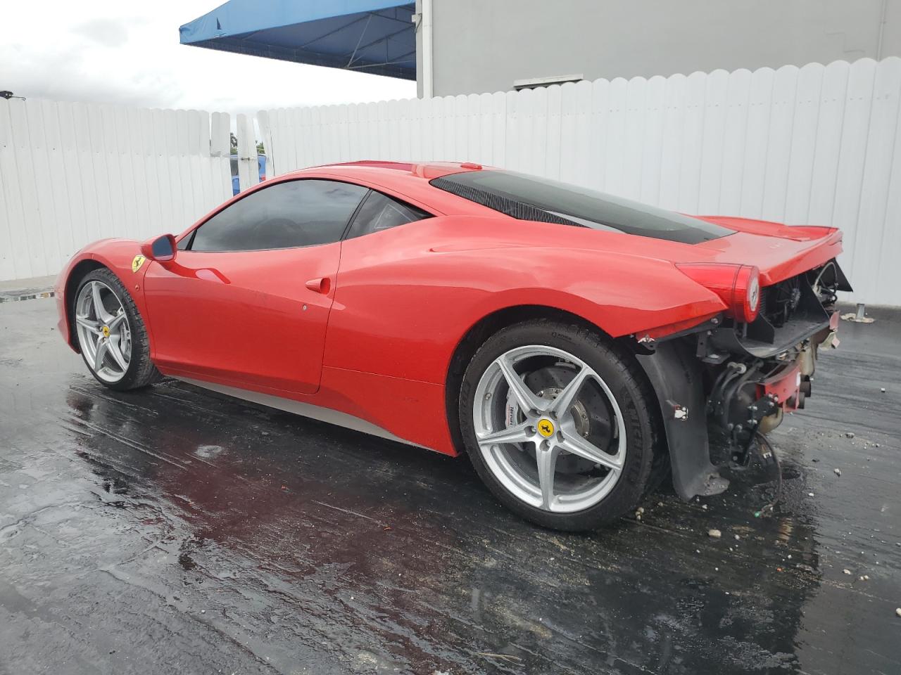 2012 FERRARI ALL MODELS VIN ZFF67NFAXC0184744 COPART salvage auction — REAR END, FL - CERT OF TITLE SLVG REBUILDABLE, sold $104,000 on 2024-08-06 (photo 2)