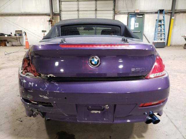 2008 BMW 6er VIN WBAEB53538CX60595 COPART salvage auction — REAR END, PA - CERTIFICATE OF SALVAGE, sold $550 on 2026-07-15 (photo 6)