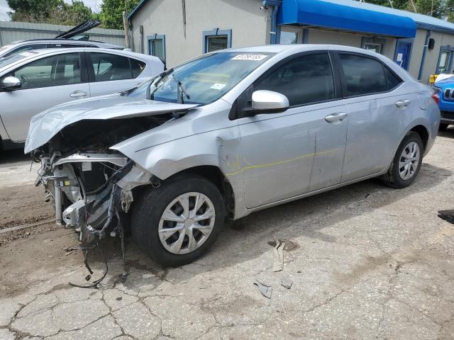 2016 Toyota Corolla VIN 2T1BURHE7GC597570 COPART salvage auction — FRONT END, Ks - Cert Of Title-Salvage, sold $1,000 on 2026-07-20 (photo 1)