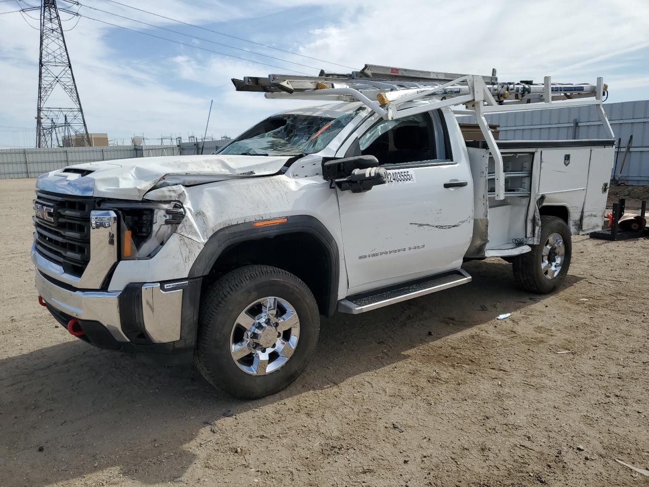 2024 GMC Sierra VIN 1GD38LE73RF134181 COPART salvage auction — All Over, CA - SALVAGE CERTIFICATE, sold $7,100 on 2025-09-24 (photo 1)